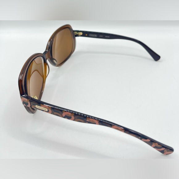 Coach S2029 Brown Oval Sunglasses Frames Only - Picture 5 of 8
